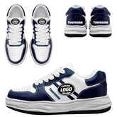 Custom Blue White Dallas Shoes Personalized Sneaker FN032-D020389-9